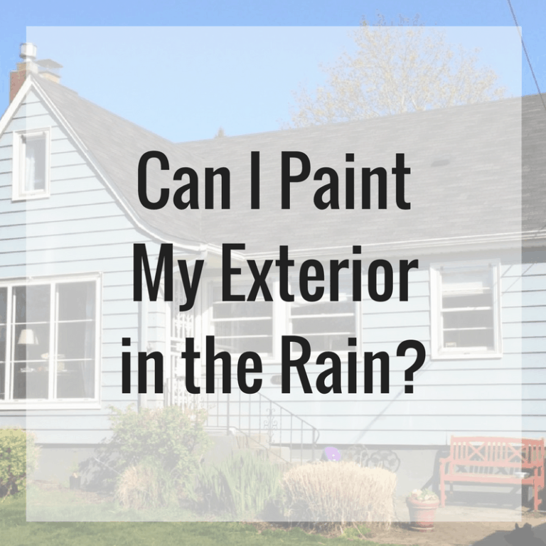 ESP Painting Can I Paint My Exterior in the Rain?